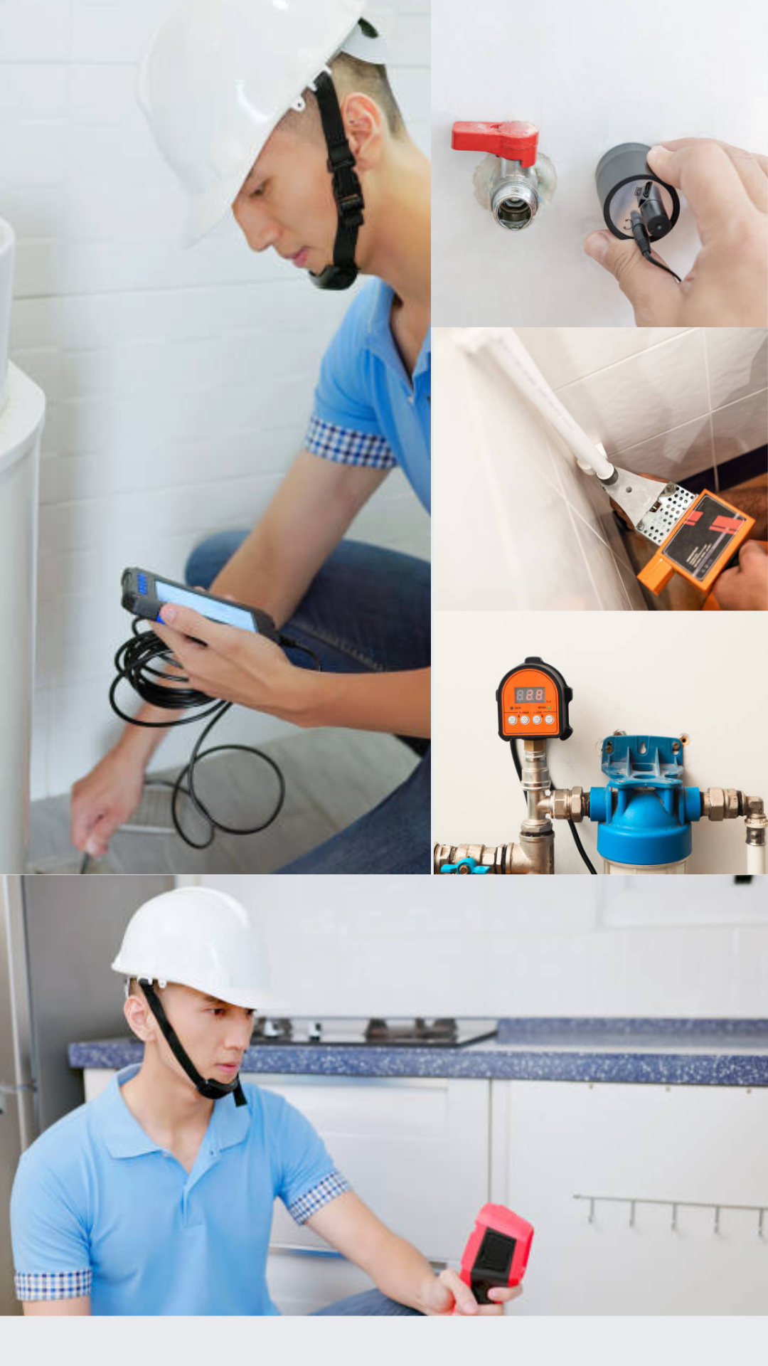 Close-up of a leaking pipe